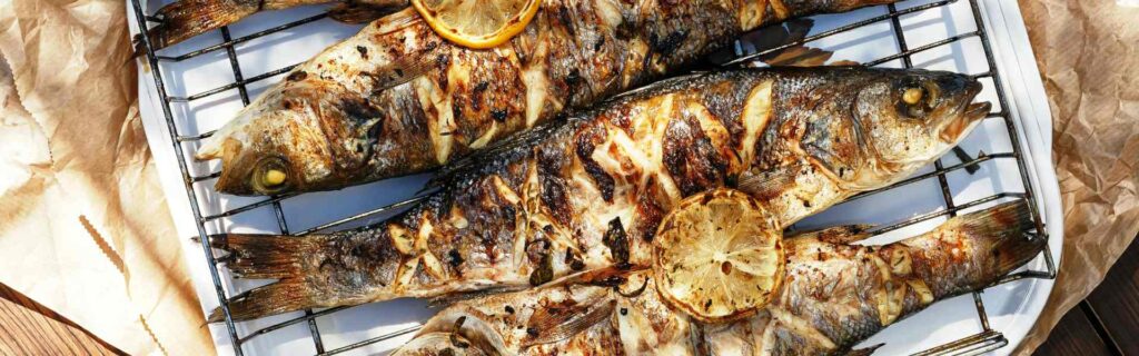 Frozen Fish BBQ Grilled Whole Sea Bass Recipe